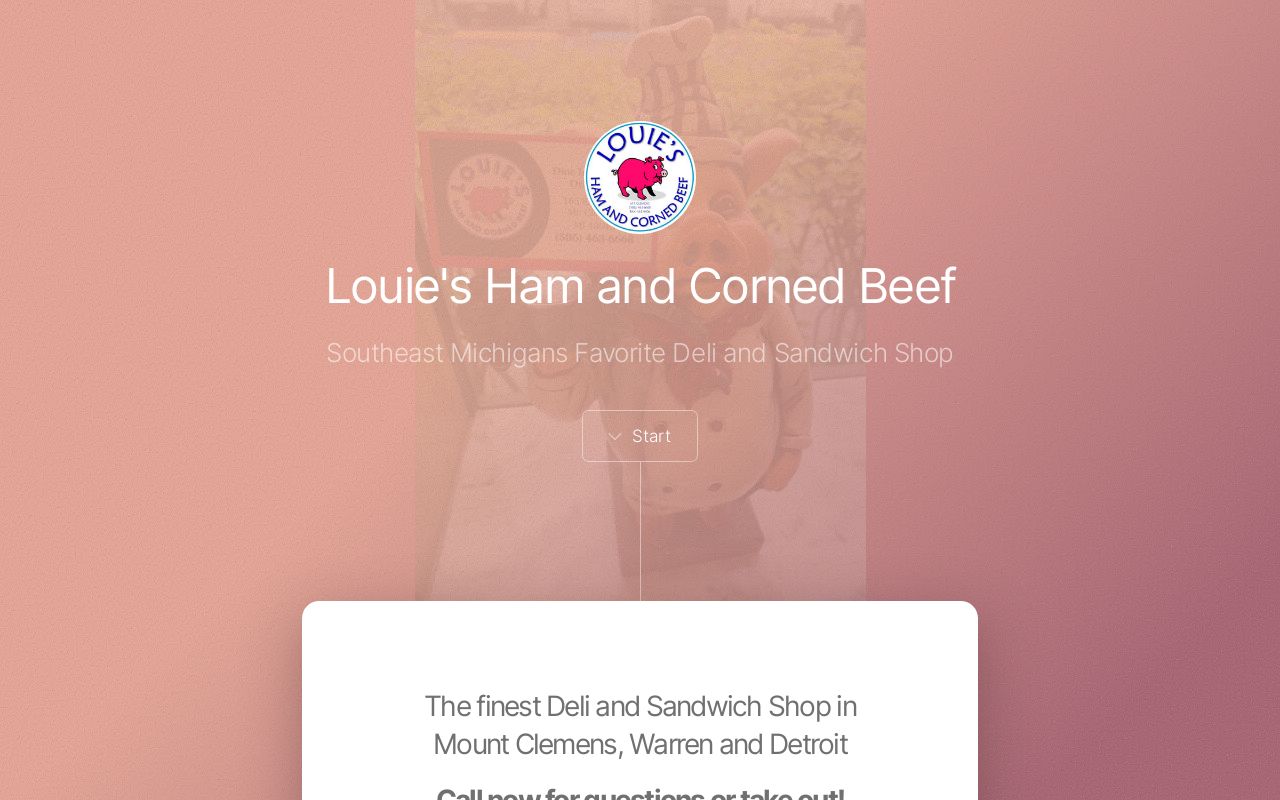 Louis Ham and Corned Beef